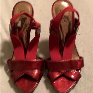 Beautiful Burgundy Strap High Heels